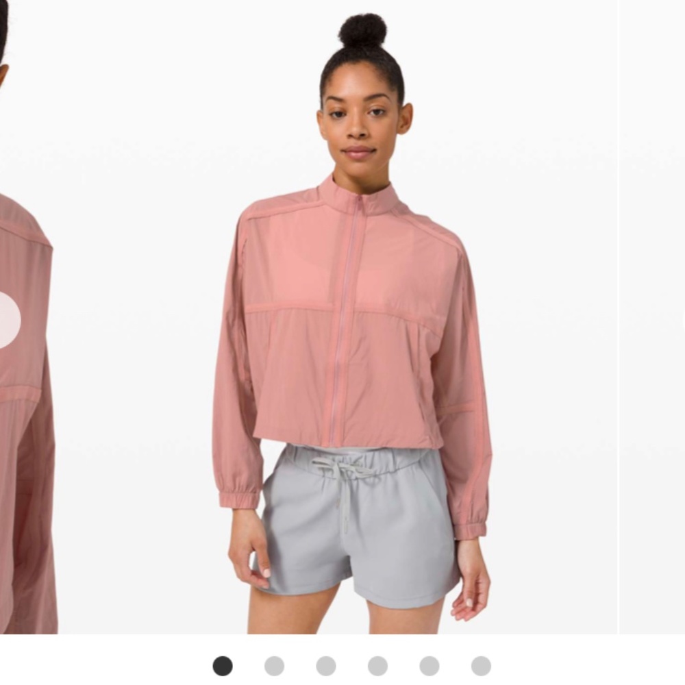 NWOT Lululemon Slip into the Moment Short Jacket NWOT Chalky Rose Pink Cropped